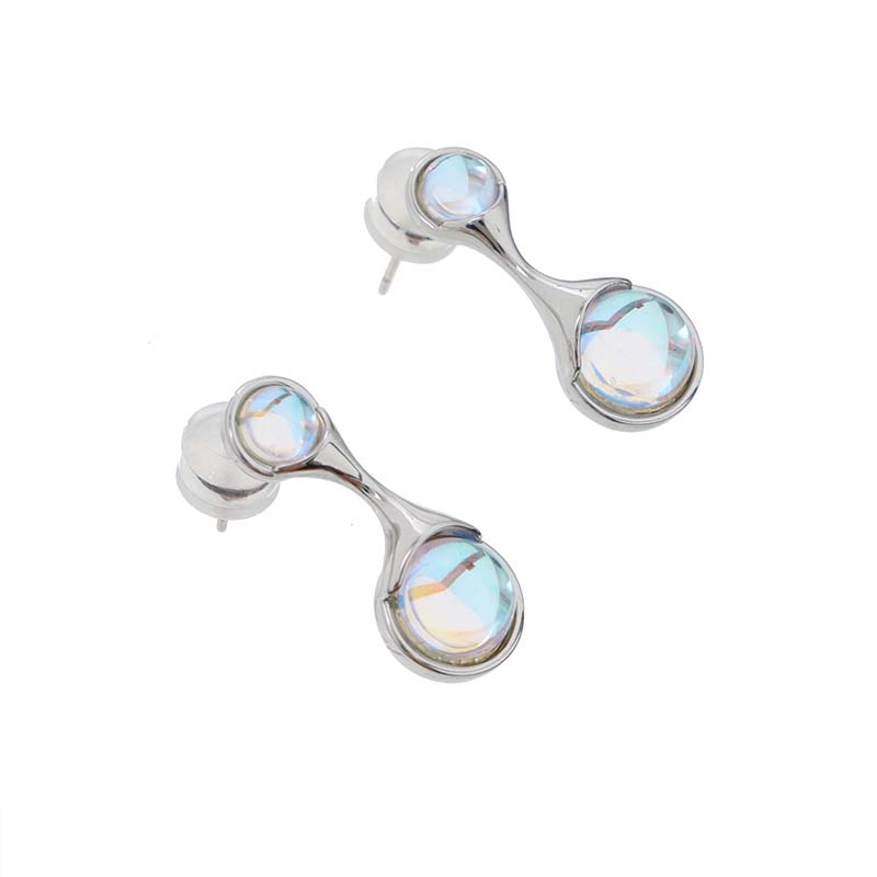 [SUMIYAKI]Moonstone Silver Earrings pg1246