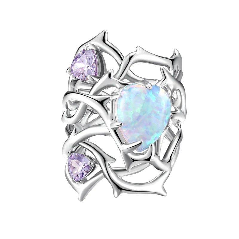 [Hard Candy] The Dark Side Of The Rose Heart Ring pg1852