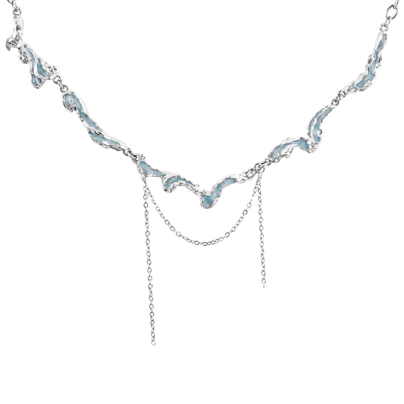 [FAIT MAIN] Mountain And Sea Necklace pg1248