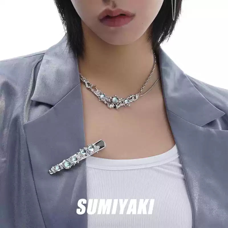 Moonstone Hair Clip