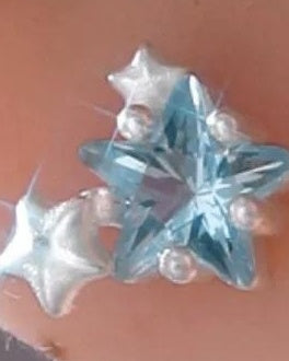 Wishing Star Sterling Silver Stud Earrings