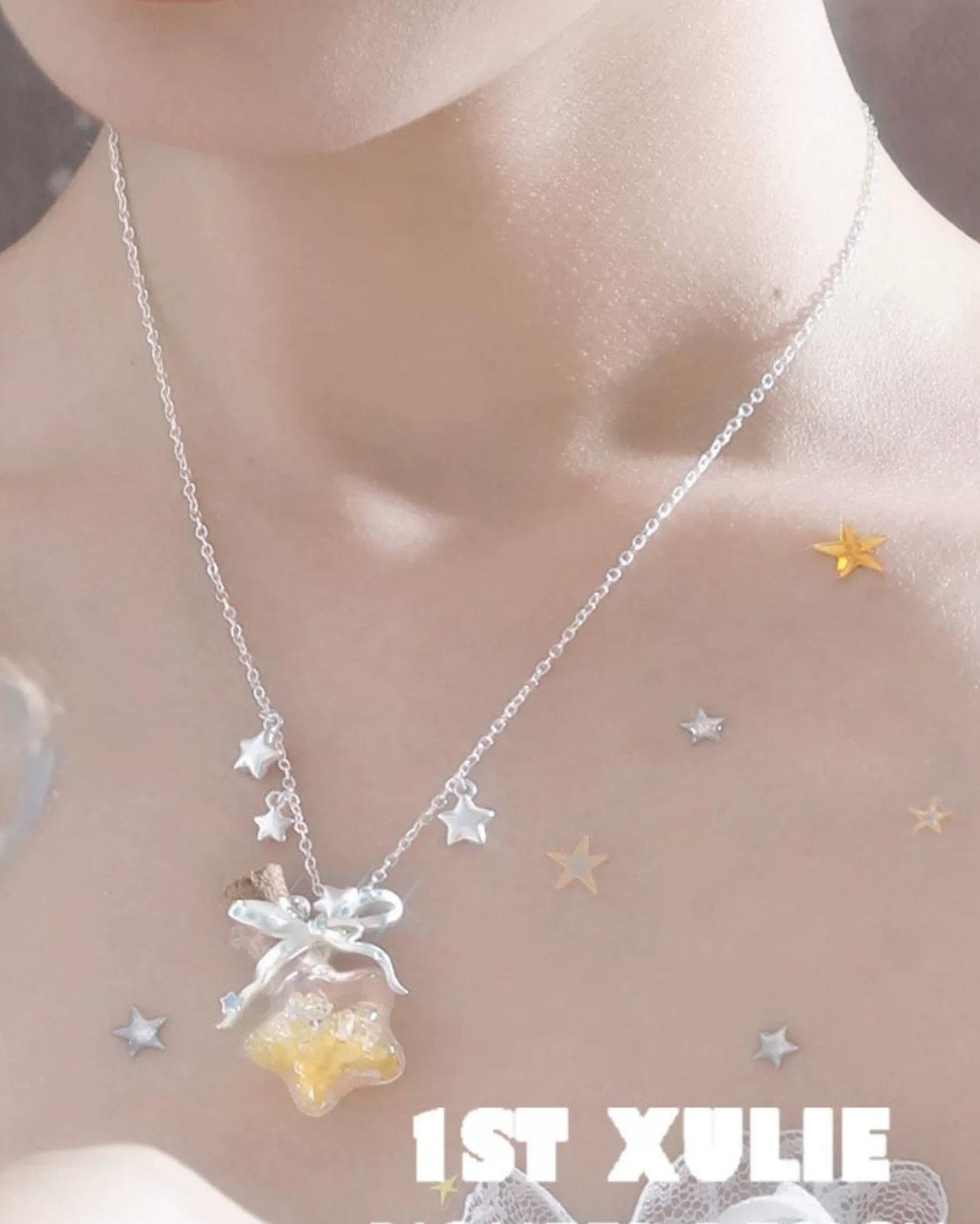 Starlit Wish Bottle Necklace