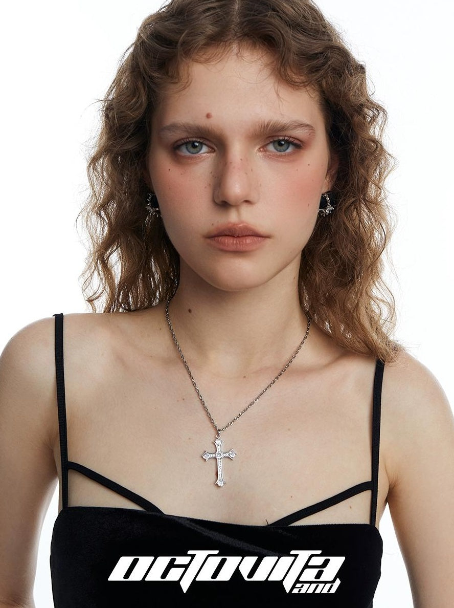 Unisex Cross Pendant Necklace