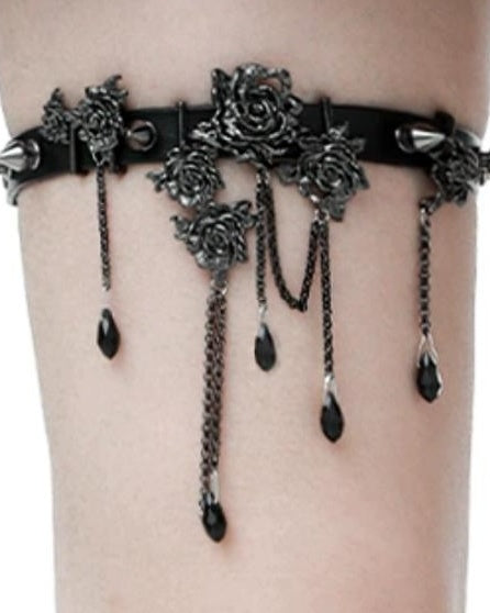 Rose Chain Leg Accessory