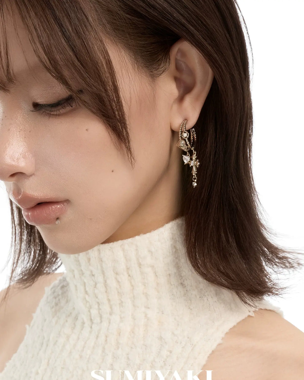 Love Lock Double Layer Earrings