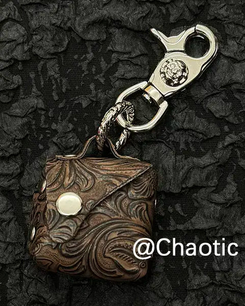 Vintage Blue Headset Organizer Charm