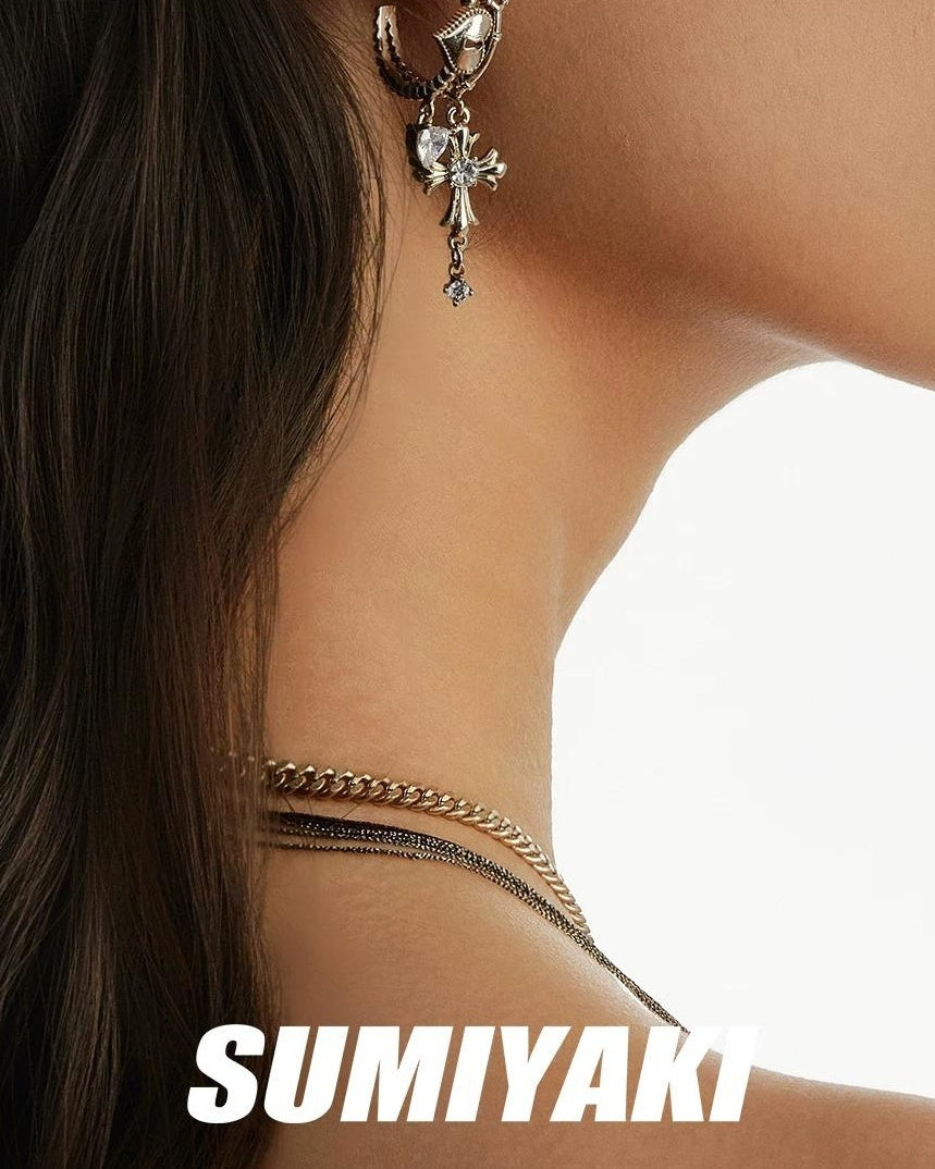 Love Lock Double Layer Earrings