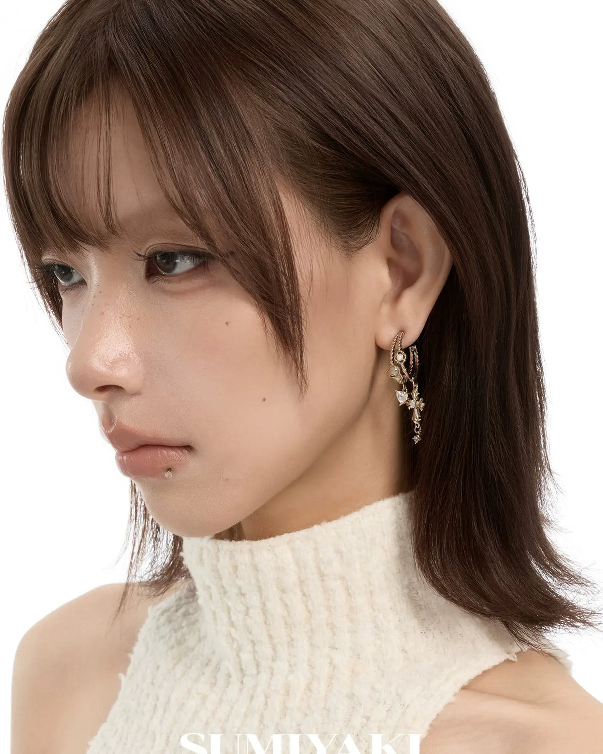 Love Lock Double Layer Earrings