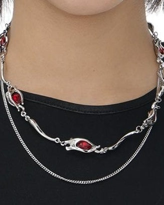 Blood Drop Design Earrings