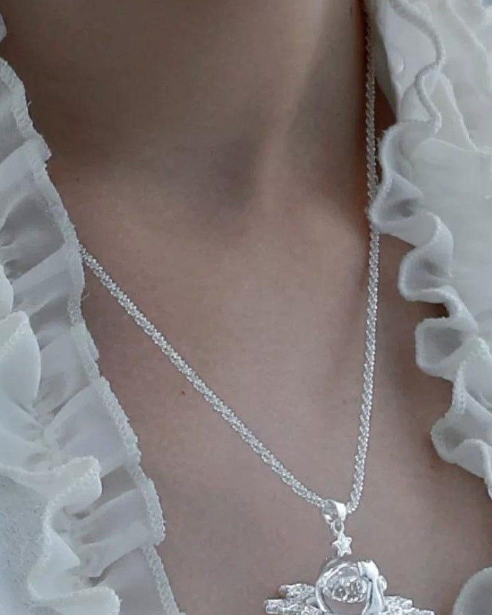 Cat Lace Choker Necklace