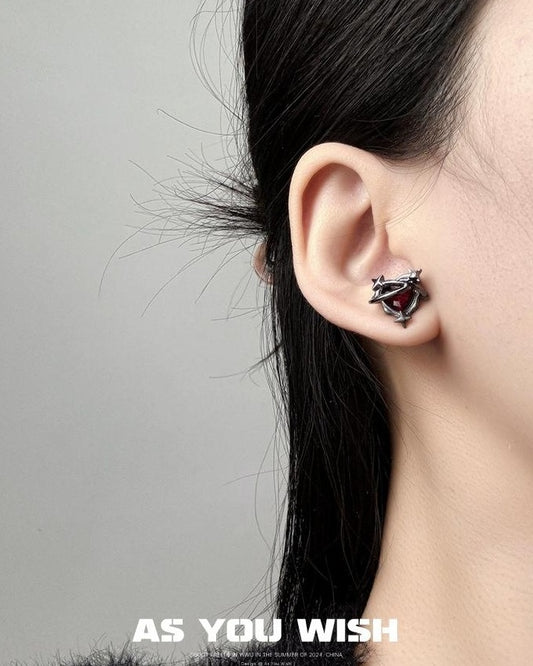 Retro Dark Planet Earrings