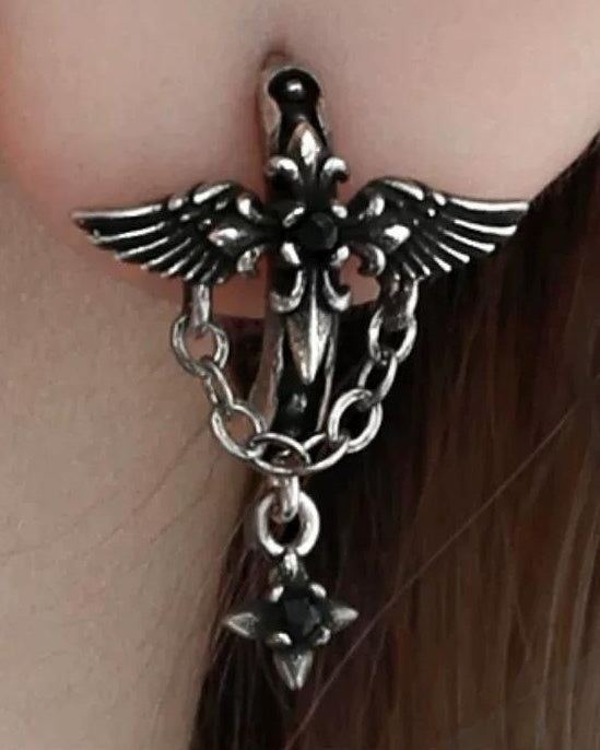 Angel Wing Ear Cuff Earrings