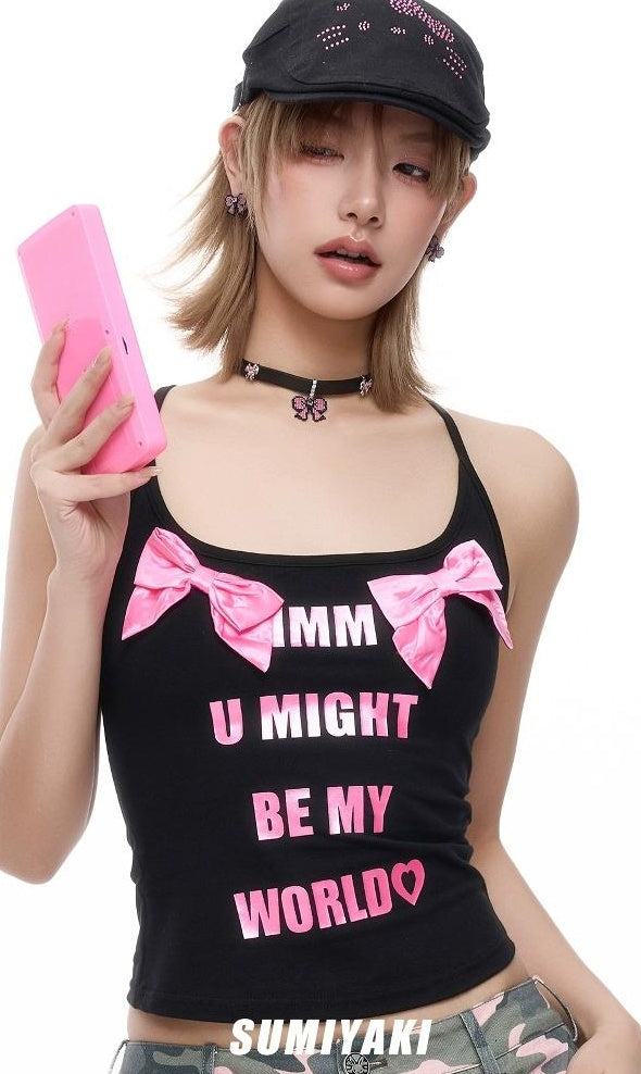 Pixel Leather Bow Choker