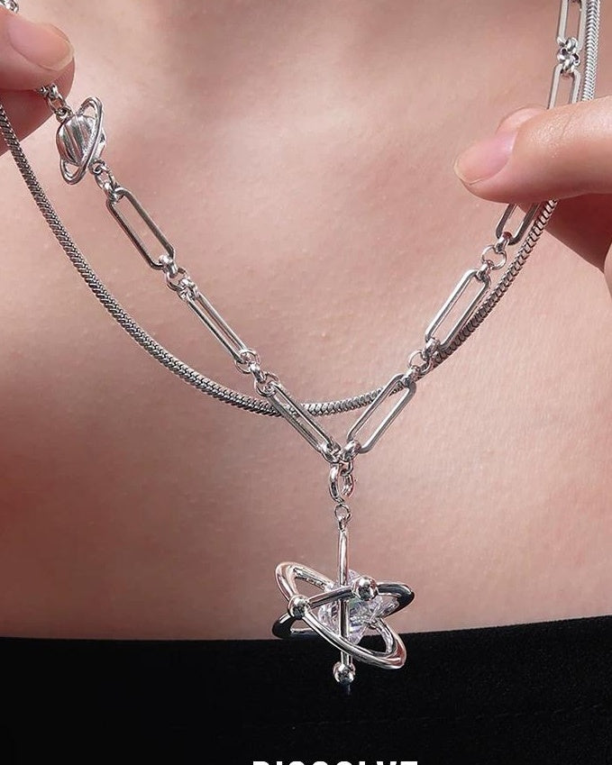 Star Diamond Pendant Necklace