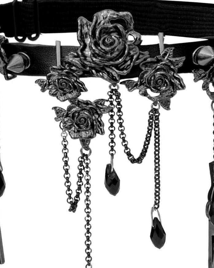 Rose Chain Leg Accessory