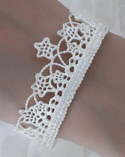 Baroque Starlight Lace Bracelet