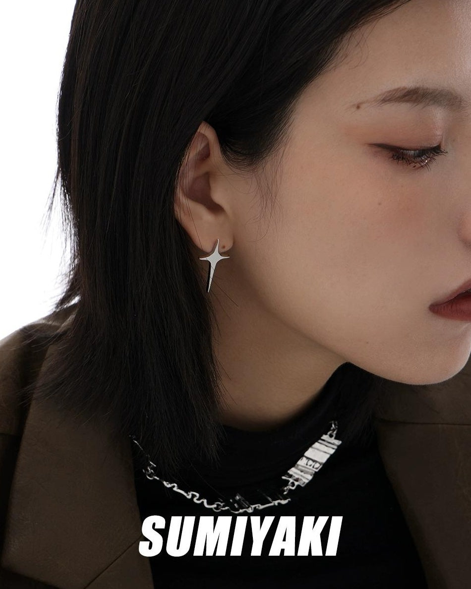 Genderless Overlap Earrings