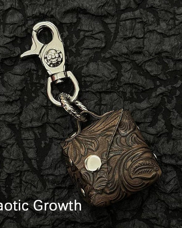 Vintage Blue Headset Organizer Charm