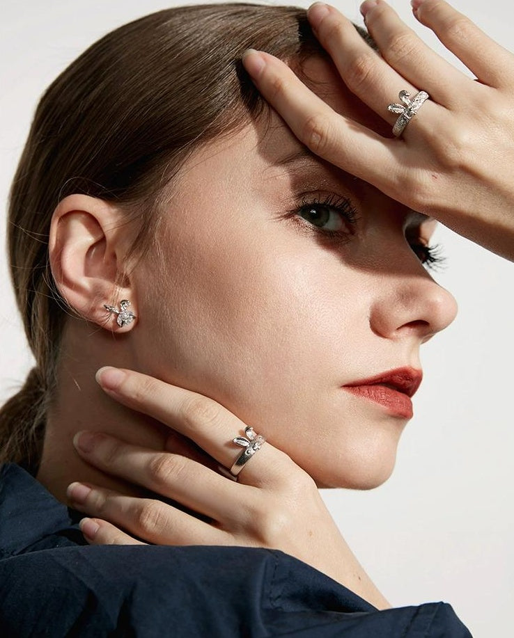 Rabbit Diamond Earrings