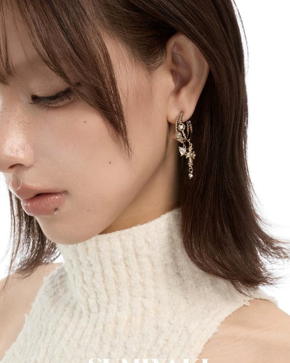 Love Lock Double Layer Earrings
