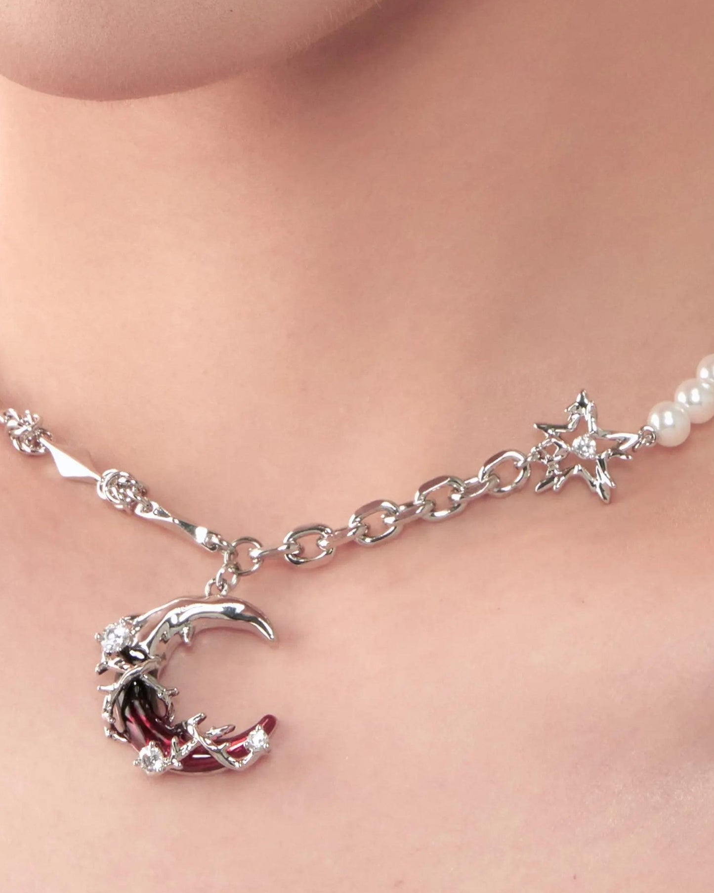 Chic Stone-Set Necklace