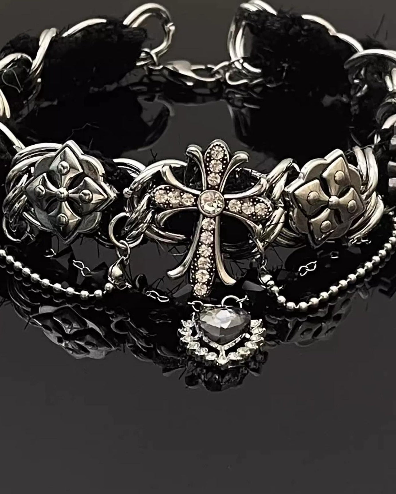 Gothic Punk Cross Necklace