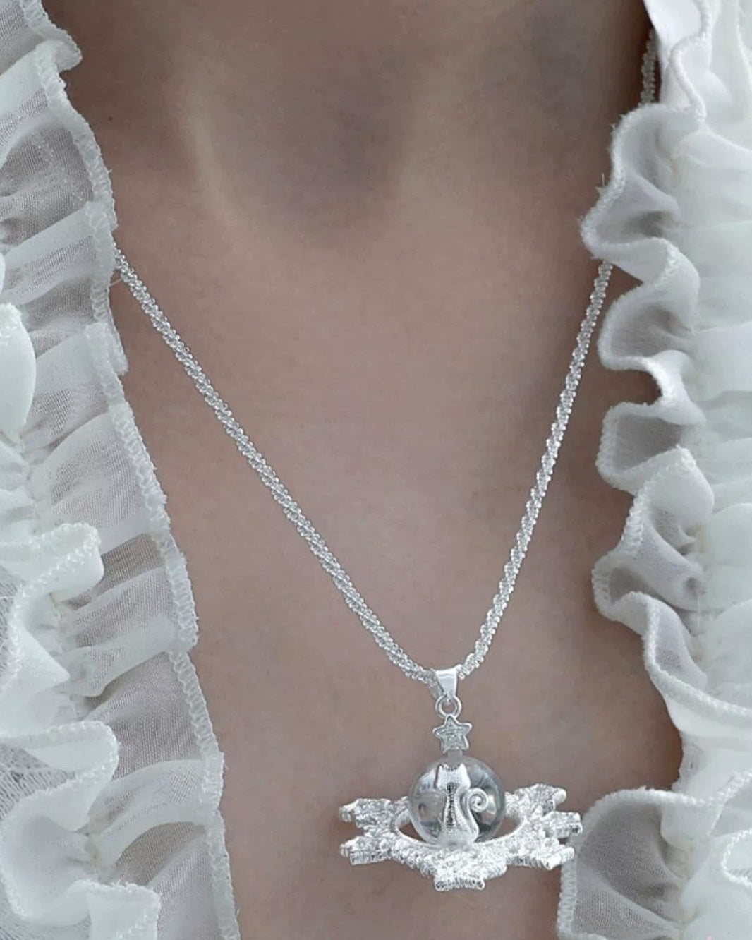 Cat Lace Choker Necklace