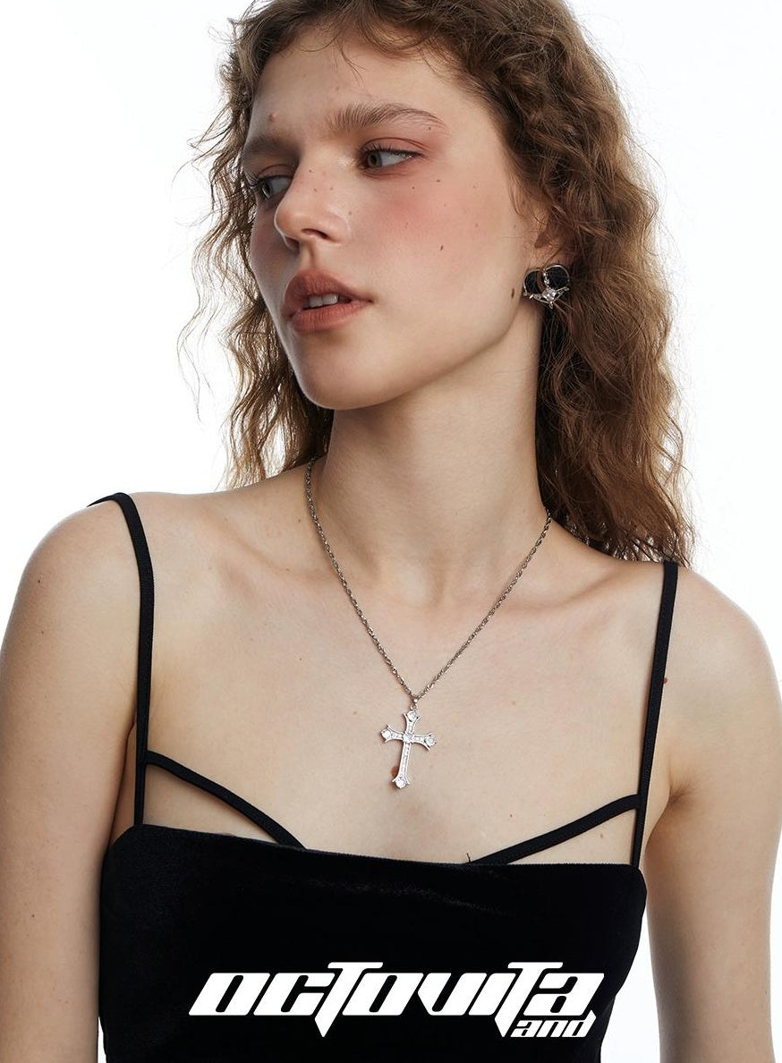 Unisex Cross Pendant Necklace