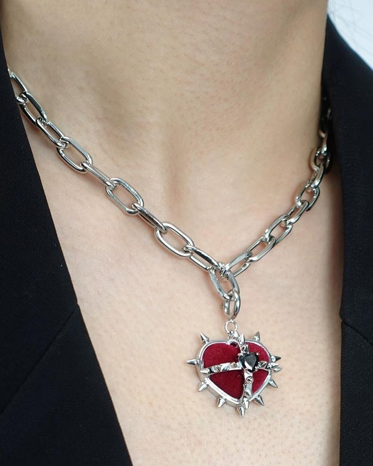 Wicked Girl Red Necklace