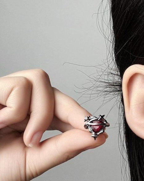 Retro Dark Planet Earrings