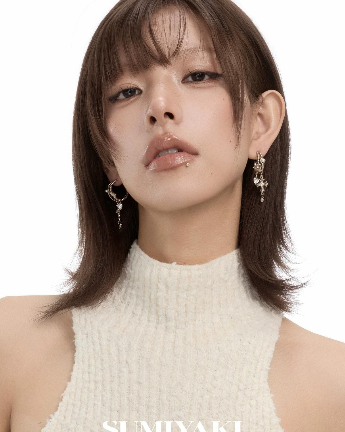 Love Lock Double Layer Earrings
