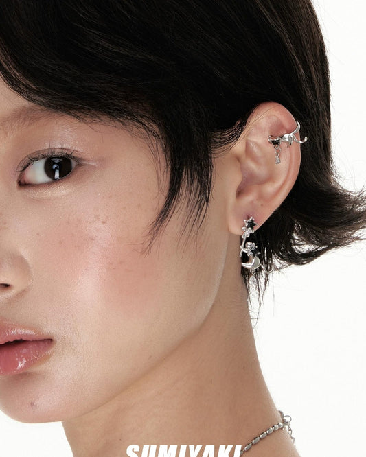 Starry Cat Earrings