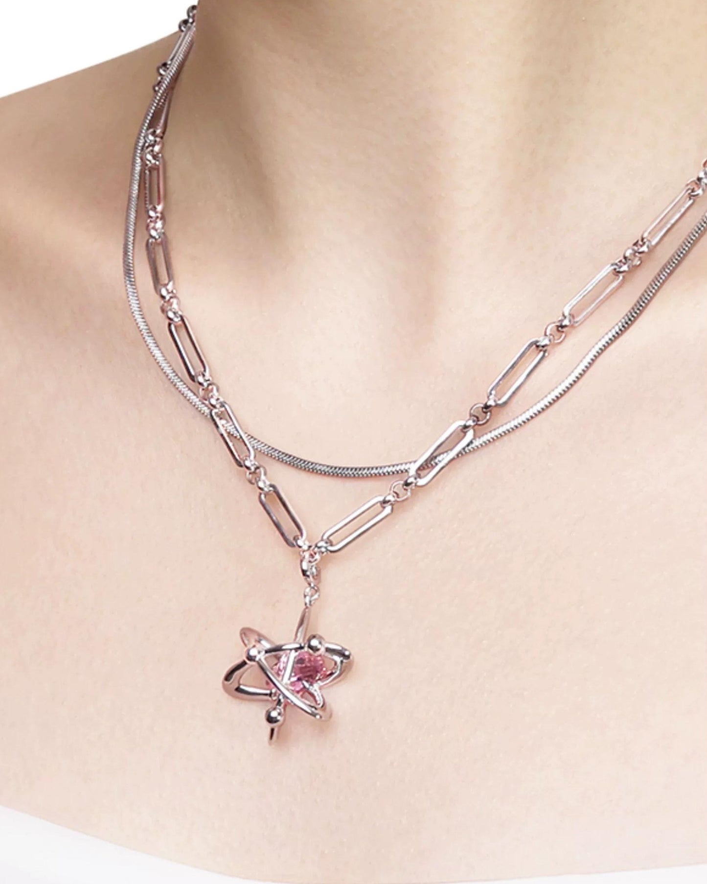 Star Diamond Pendant Necklace